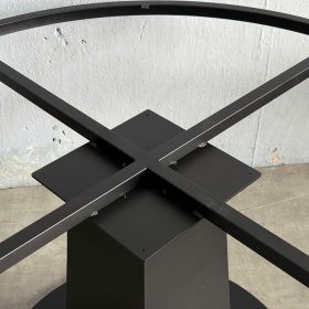 Bàn ăn tròn 140x140cm gỗ tràm - hình 1