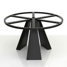 Bàn ăn tròn 140x140cm gỗ tràm - hình 1