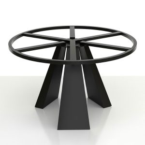 Bàn ăn tròn 140x140cm gỗ tràm - hình 1