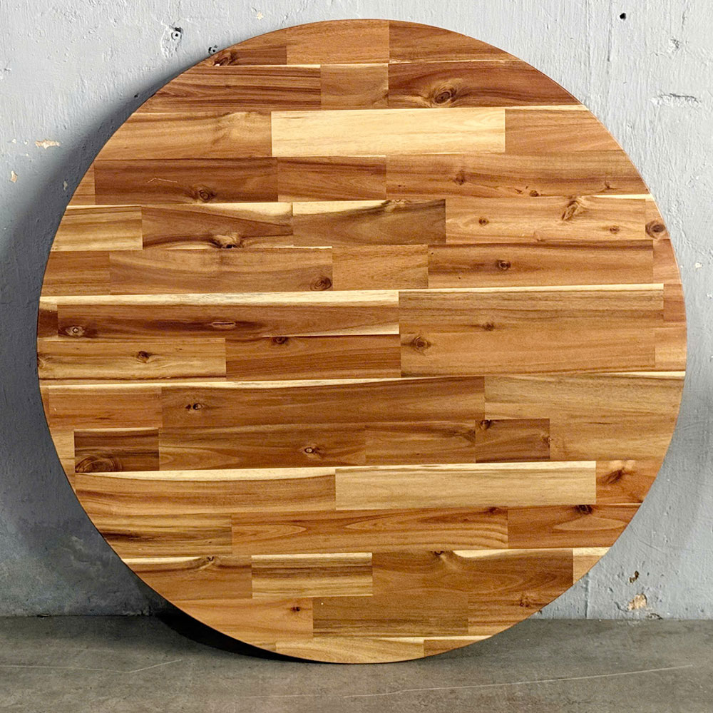 Bàn ăn tròn 140x140cm gỗ tràm chân sắt Bàn ăn tròn 140x140cm gỗ tràm chân sắt - hình 2