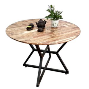 Lỗi 404 Bàn ăn tròn 1m2 gỗ tràm chân sắt