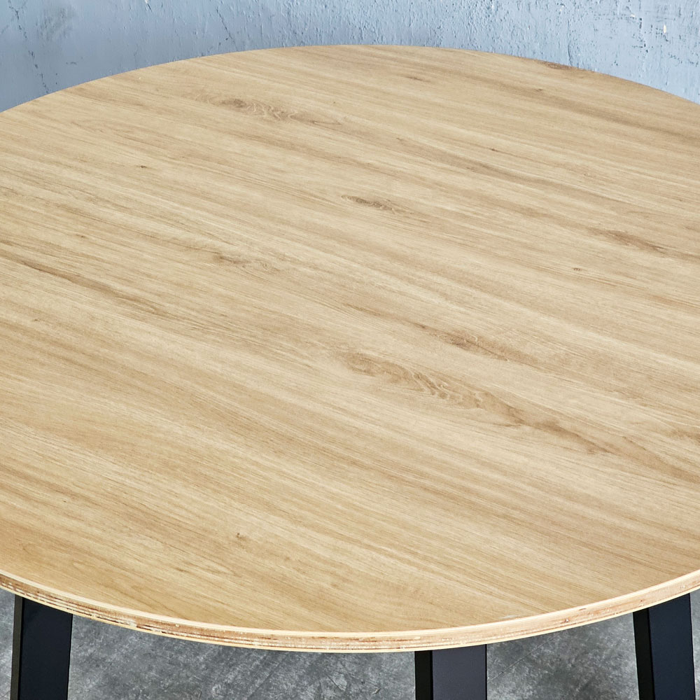 Bàn ăn tròn Gerda 100x100cm gỗ plywood Bàn ăn tròn Gerda 100x100cm gỗ plywood - hình 1