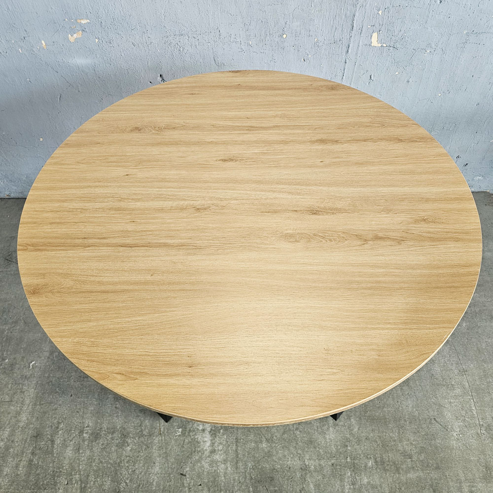 Bàn ăn tròn Gerda 100x100cm gỗ plywood Bàn ăn tròn Gerda 100x100cm gỗ plywood - hình 3