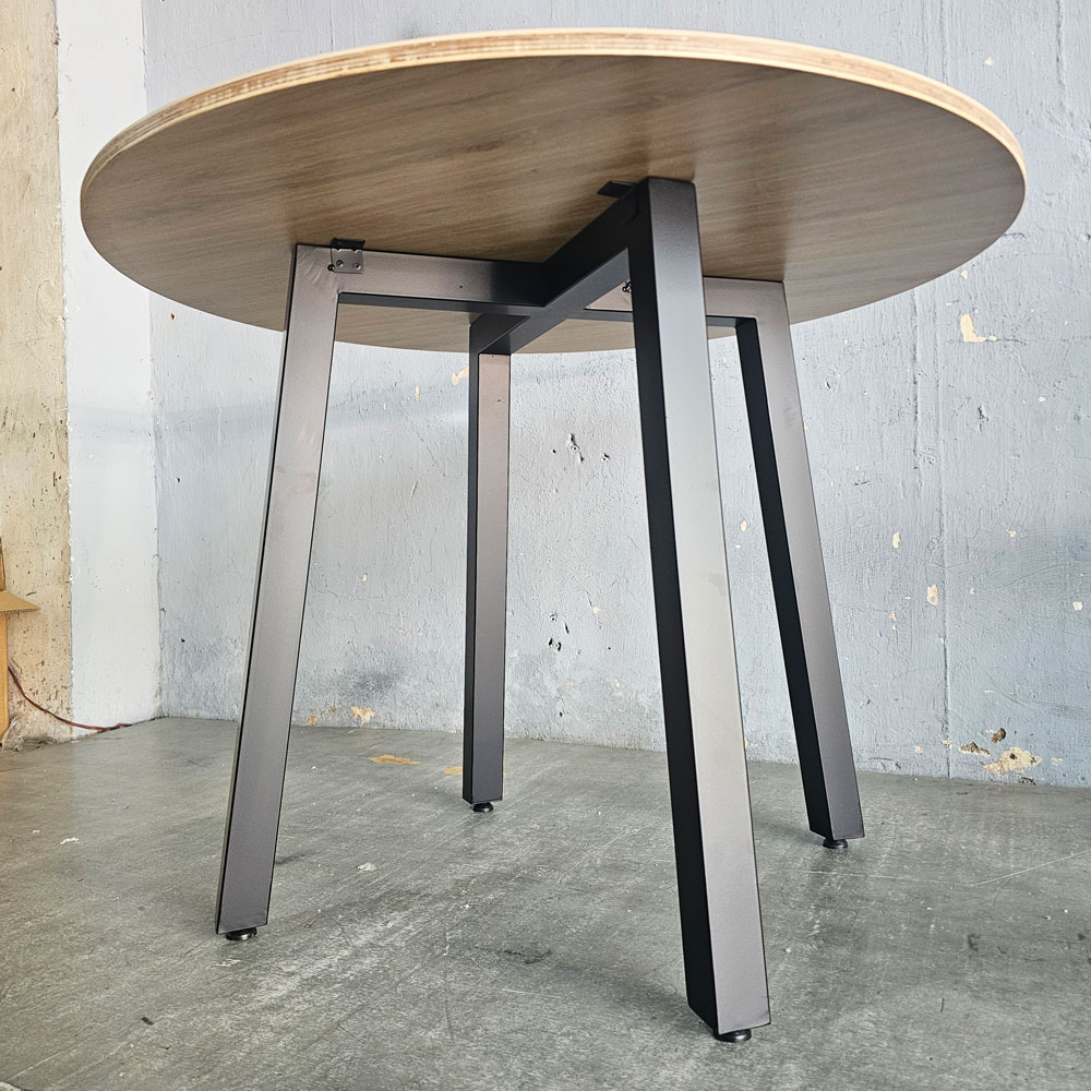 Bàn ăn tròn Gerda 100x100cm gỗ plywood Bàn ăn tròn Gerda 100x100cm gỗ plywood - hình 4