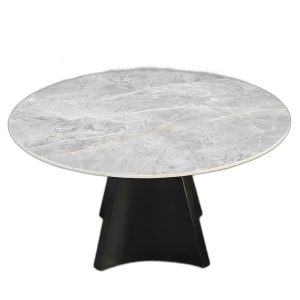 Lỗi 404 Bàn ăn tròn GRAVO 140cm mặt đá ceramic chân sắt