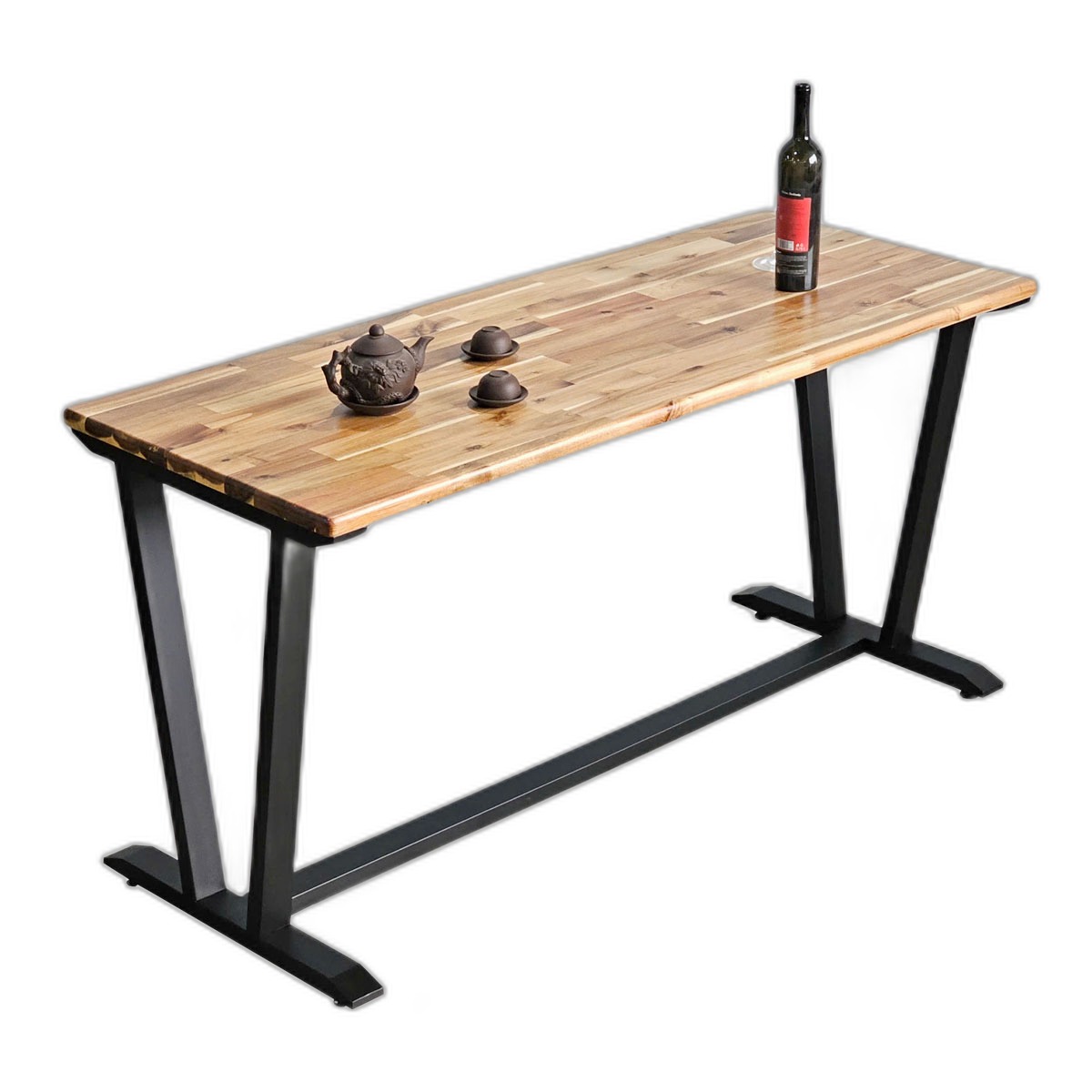 Bàn ăn VAP 150x60cm gỗ tràm chân sắt Bàn ăn VAP 150x60cm gỗ tràm chân sắt