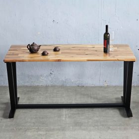 Bàn ăn VAP 150x60cm gỗ tràm chân sắt - hình 1
