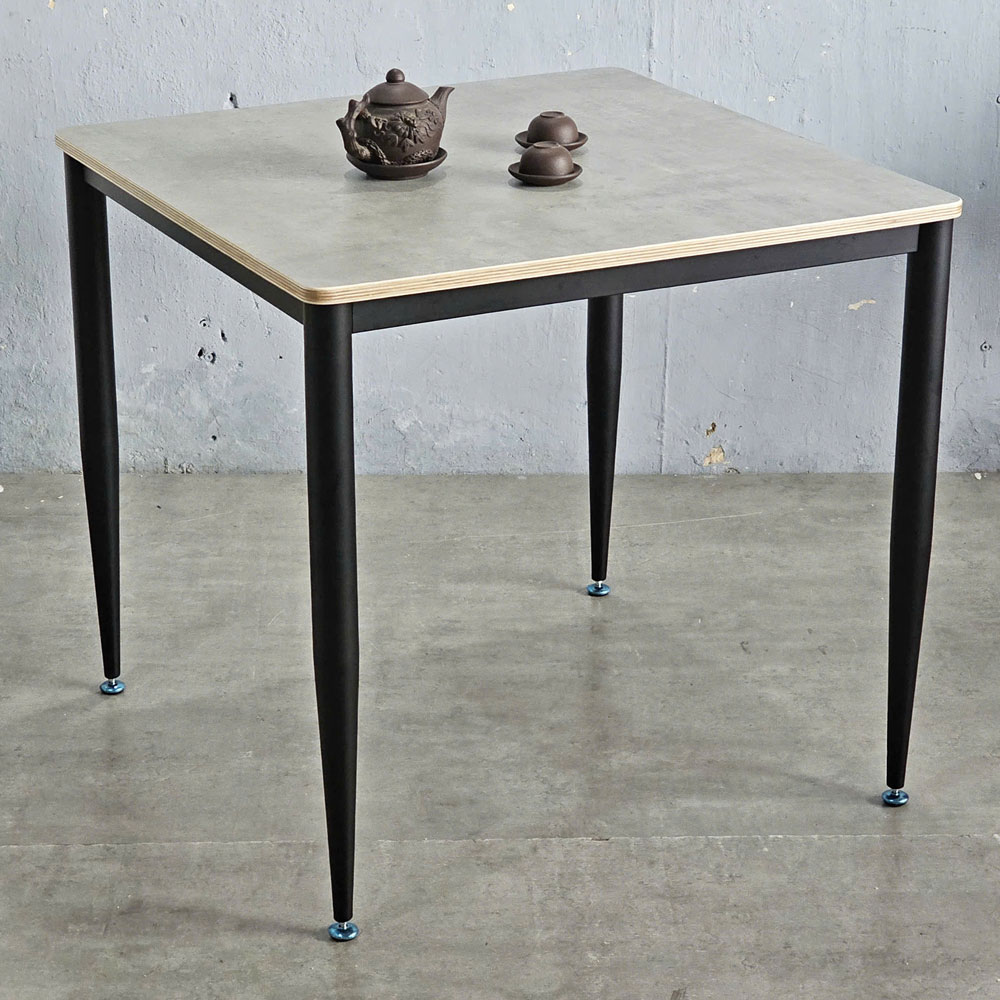 Bàn Ăn vuông 80cm gỗ Plywood chân sắt vuốt côn Bàn Ăn vuông 80cm gỗ Plywood chân sắt vuốt côn - hình 5