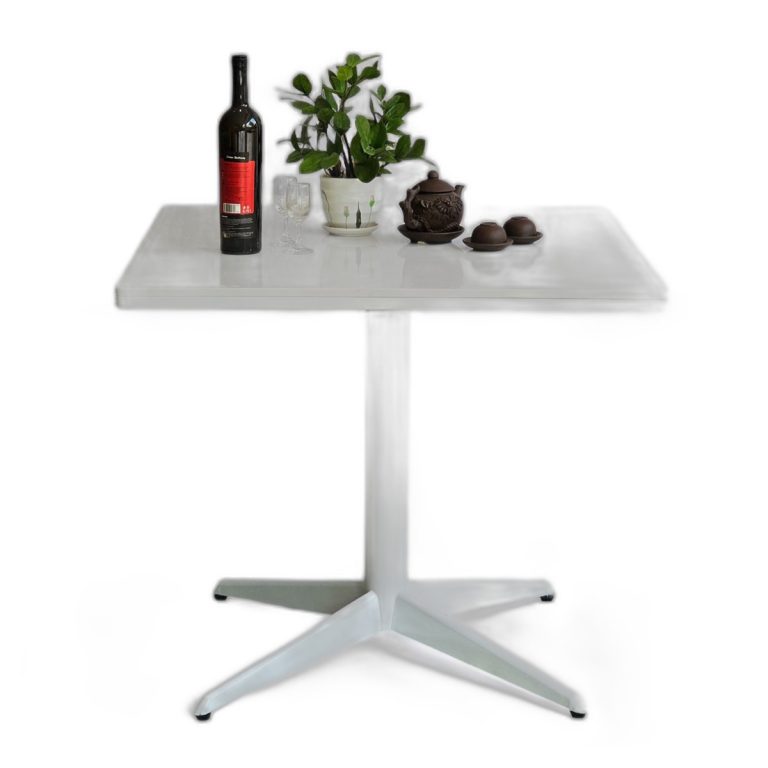 Trang chủ Bàn ăn vuông 85x85cm mặt đá chân sắt sơn tĩnh điện