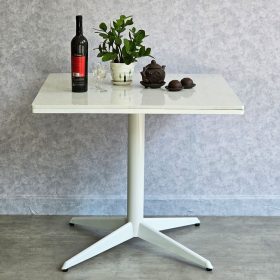 Bàn ăn vuông 85x85cm mặt đá chân sắt sơn tĩnh điện - hình 1