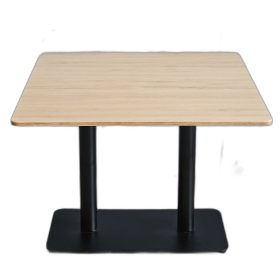 Bàn ăn vuông MEKO 95x95cm gỗ plywood chân sắt