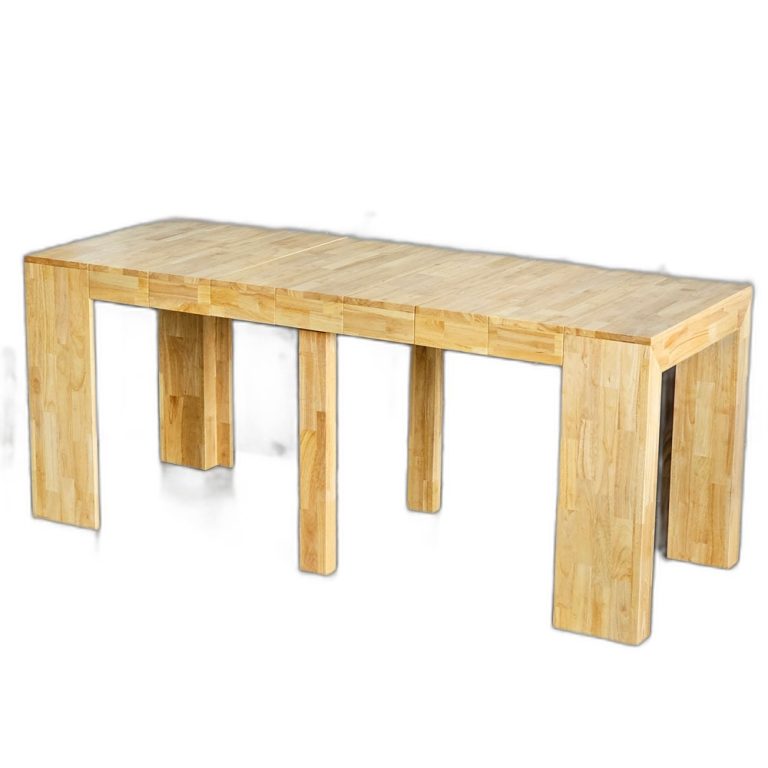 Trang chủ Bàn ăn xếp gọn gỗ cao su
