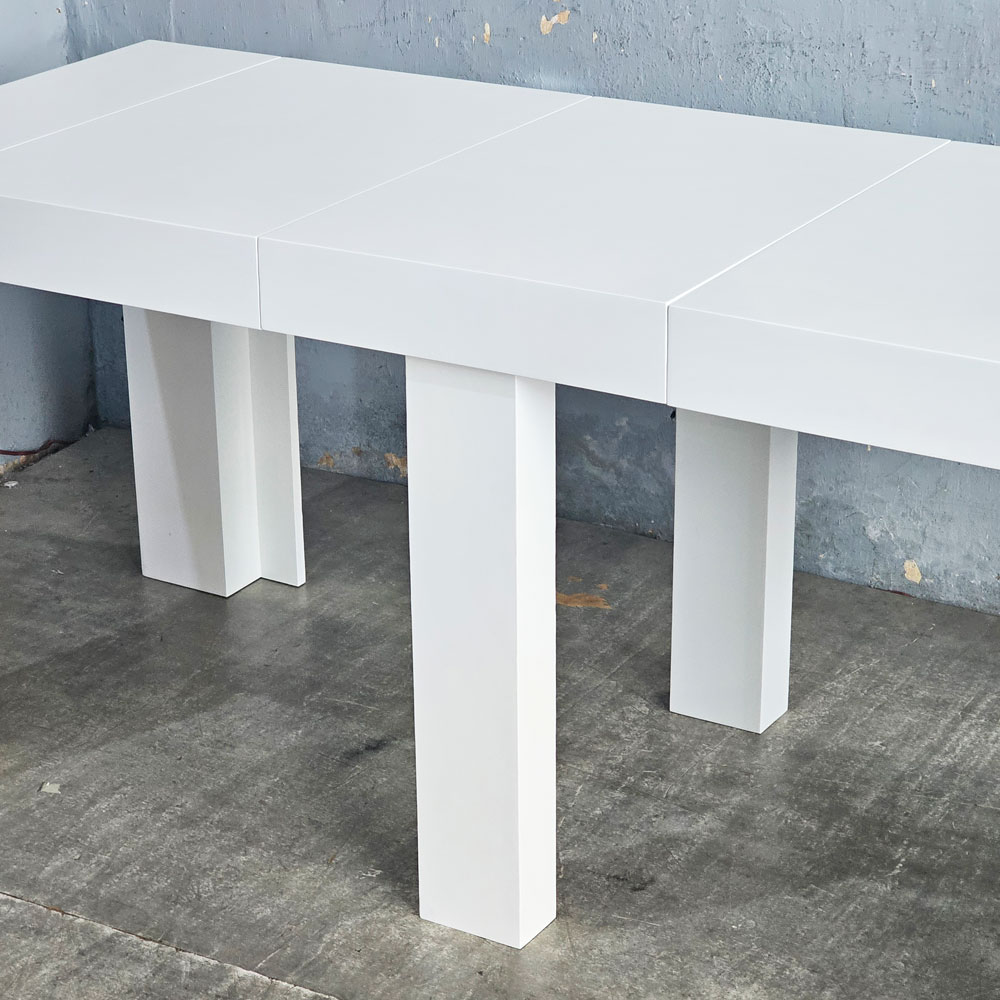 Bàn ăn xếp gọn gỗ cao su Bàn ăn xếp gọn gỗ cao su - hình 2