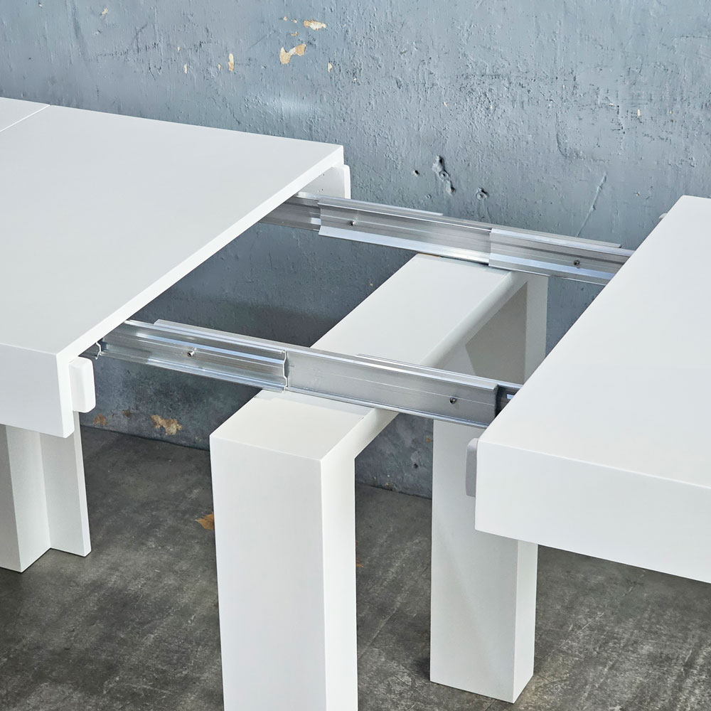 Bàn ăn xếp gọn gỗ cao su Bàn ăn xếp gọn gỗ cao su - hình 3