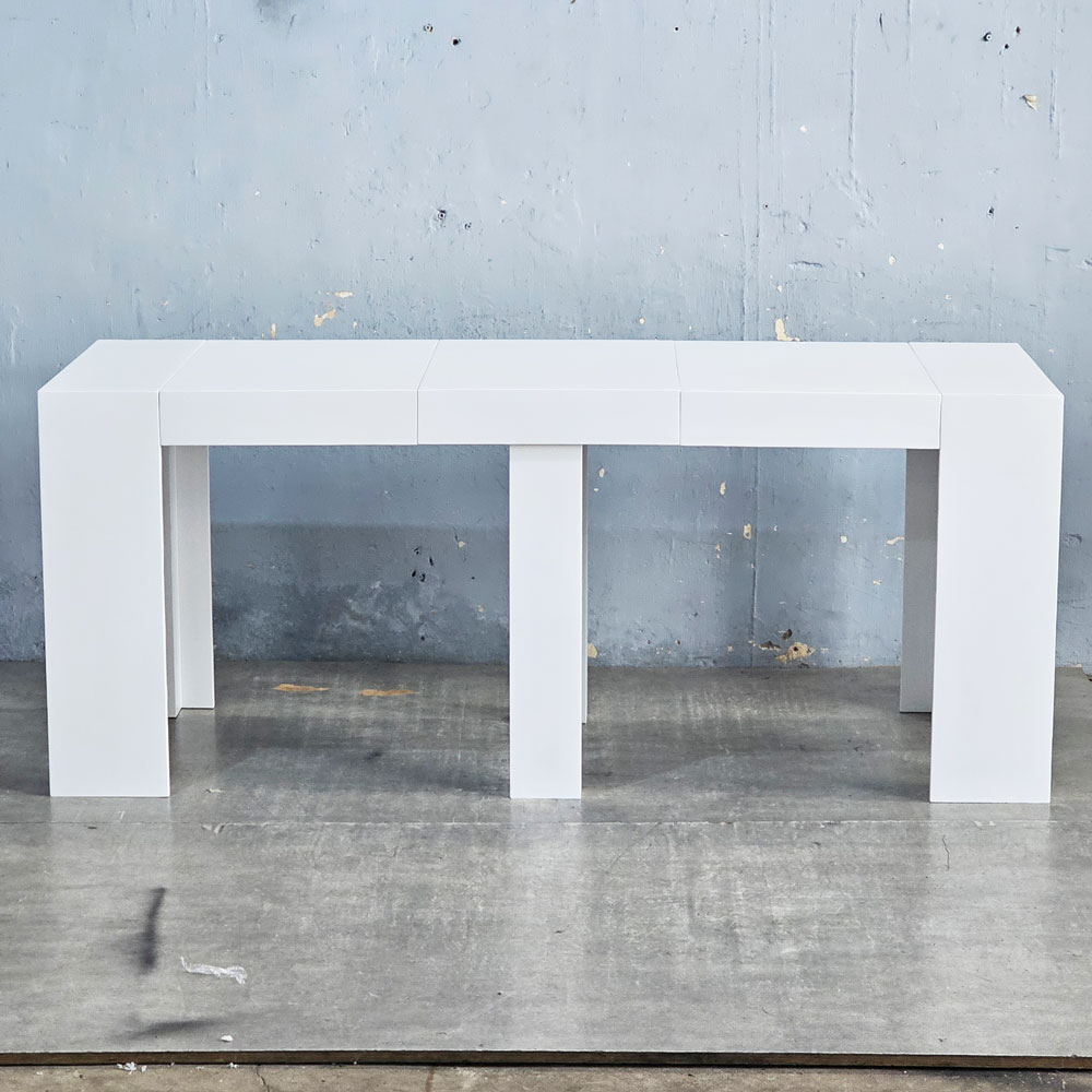 Bàn ăn xếp gọn gỗ cao su Bàn ăn xếp gọn gỗ cao su - hình 5