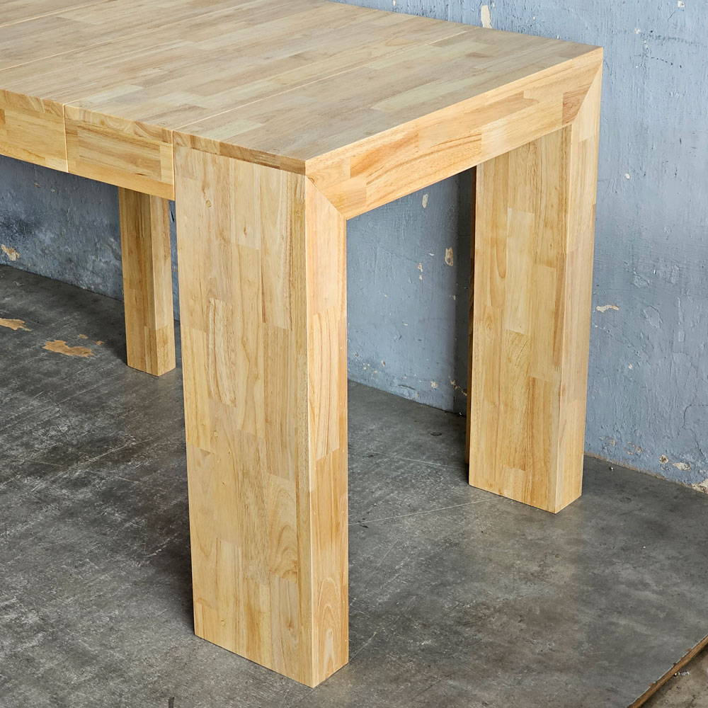 Bàn ăn xếp gọn gỗ cao su Bàn ăn xếp gọn gỗ cao su - hình 5