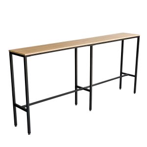 Bàn bar 240x40x110cm gỗ plywood lắp ráp - hình 1