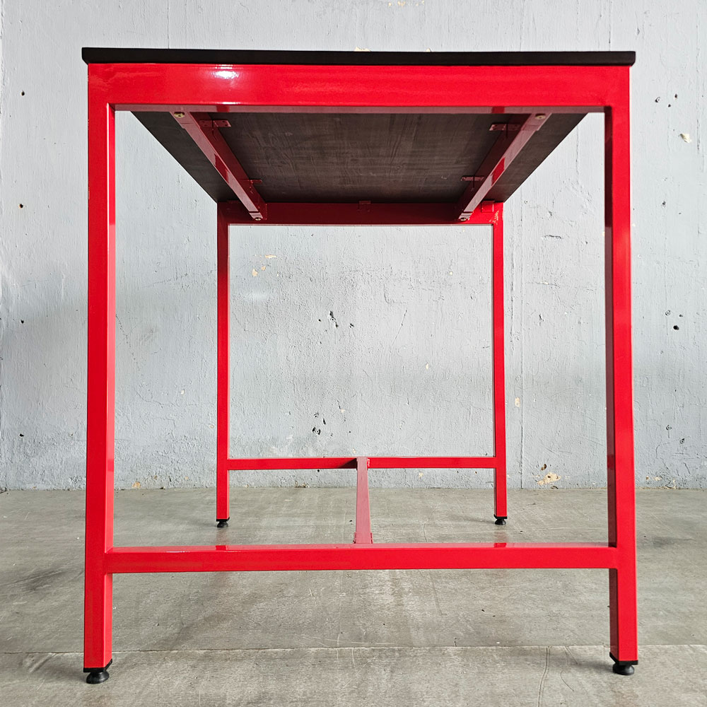 Bàn bar 90x80x90cm gỗ cao su chân sắt lắp ráp Bàn bar 90x80x90cm gỗ cao su chân sắt lắp ráp - hình 2