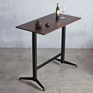 Bàn bar chữ nhật 120x60cm chân sắt sơn tĩnh điện - hình 1