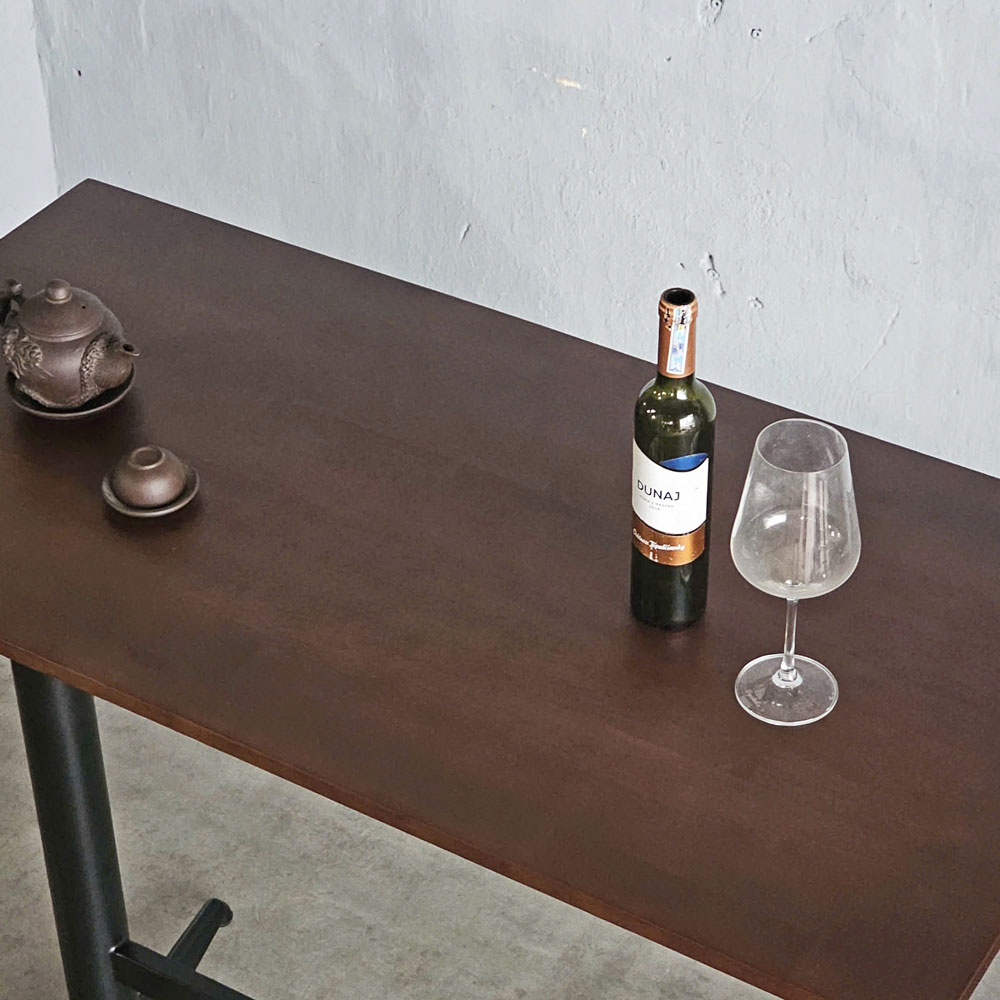 Bàn bar chữ nhật 120x60cm chân sắt sơn tĩnh điện Bàn bar chữ nhật 120x60cm chân sắt sơn tĩnh điện - hình 5
