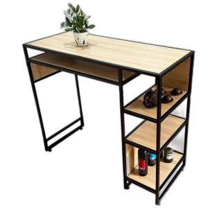 Lỗi 404 Bàn bar kết hợp kệ gỗ Plywood chân sắt