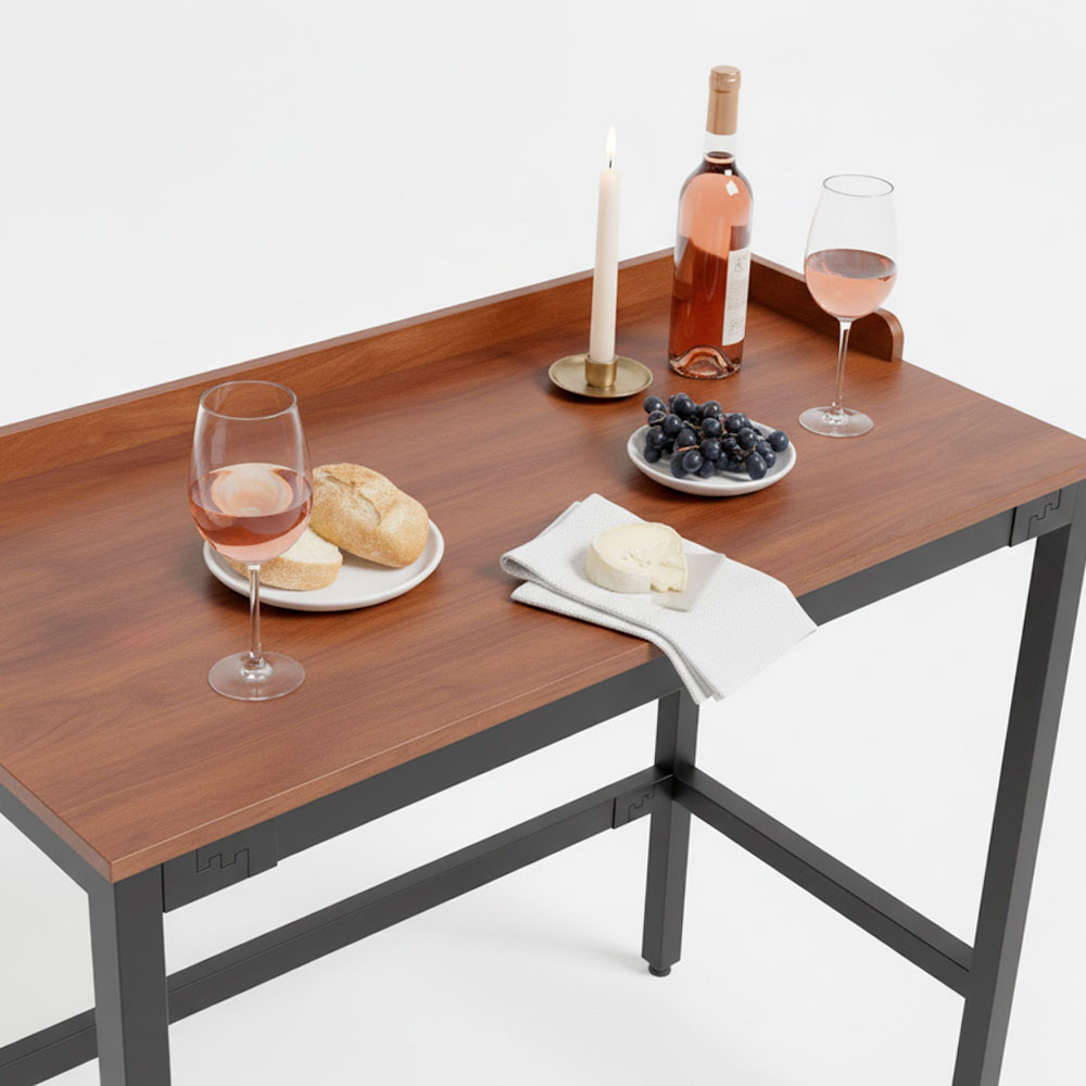 Bàn bar lắp ráp 120x60cm gỗ cao su Bàn bar lắp ráp 120x60cm gỗ cao su - hình 1