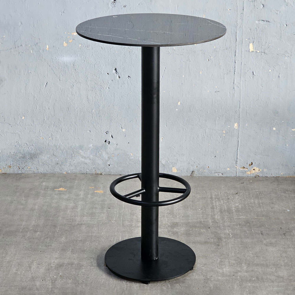 Bàn bar tròn 60cm có gác chân mặt ceramic Bàn bar tròn 60cm có gác chân mặt ceramic - hình 5
