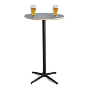 Bàn bar tròn 60cm gỗ plywood vân giả đá