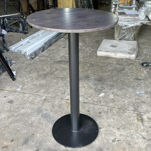 Bàn bar tròn gỗ cao su chân sắt sơn tĩnh điện - hình 1