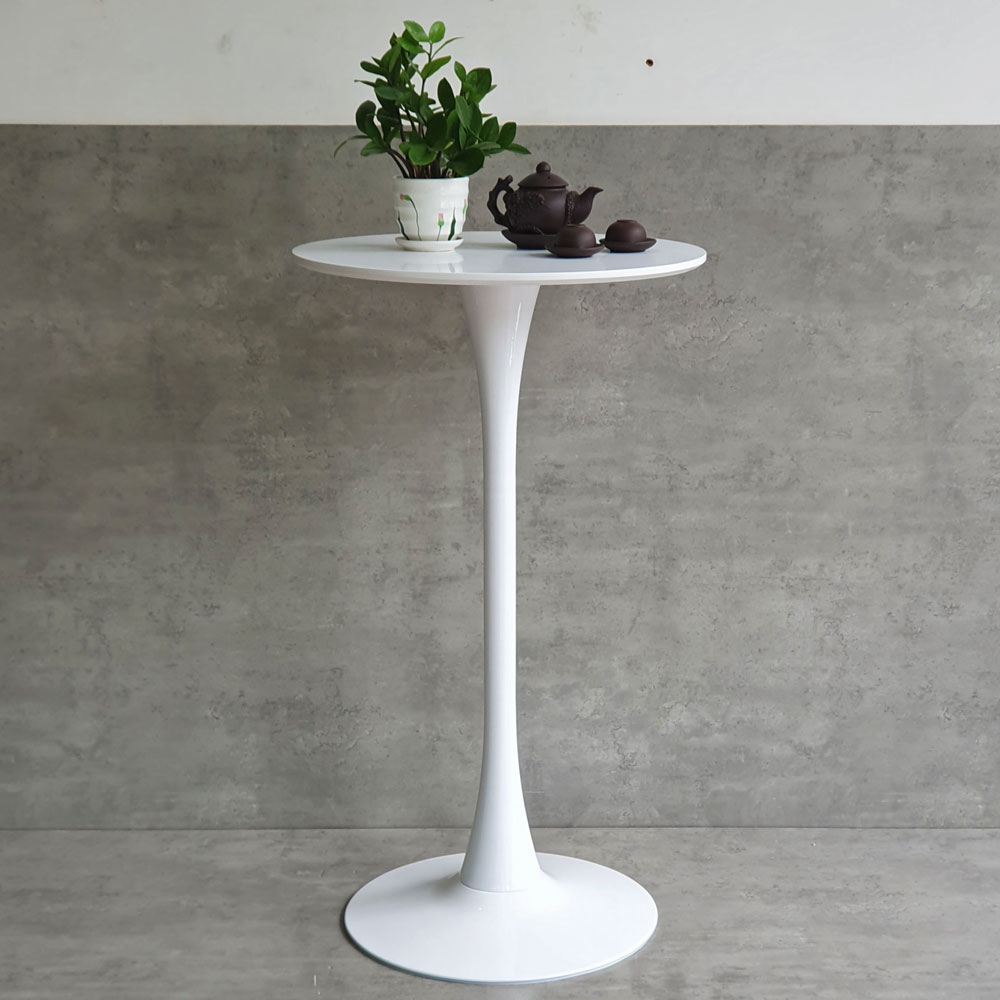 Bàn bar Tulip mặt tròn 60cm chân sắt Bàn bar Tulip mặt tròn 60cm chân sắt - hình 1