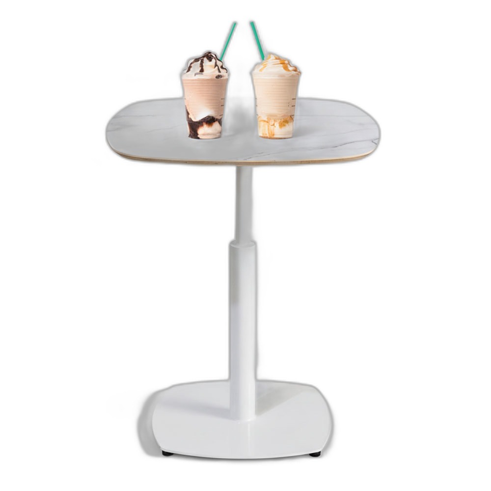 Bàn cafe 60x60cm gỗ plywood vân giả đá CFD68275 Bàn cafe 60x60cm gỗ plywood vân giả đá CFD68275