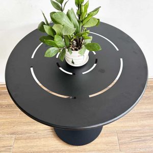 Bàn cafe, bàn ngoài trời mặt tôn chân sắt CFD68144 - hình 1
