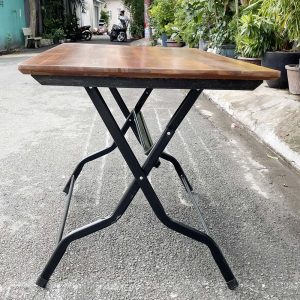 Bàn cafe, Bàn ngoài trời xếp gọn 120x70x75cm CFD68076 - hình 1