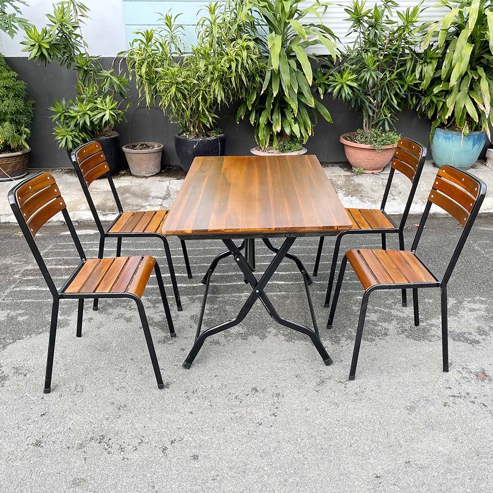 Bàn cafe, Bàn ngoài trời xếp gọn 120x70x75cm CFD68076 Bàn cafe, Bàn ngoài trời xếp gọn 120x70x75cm CFD68076 - hình 4
