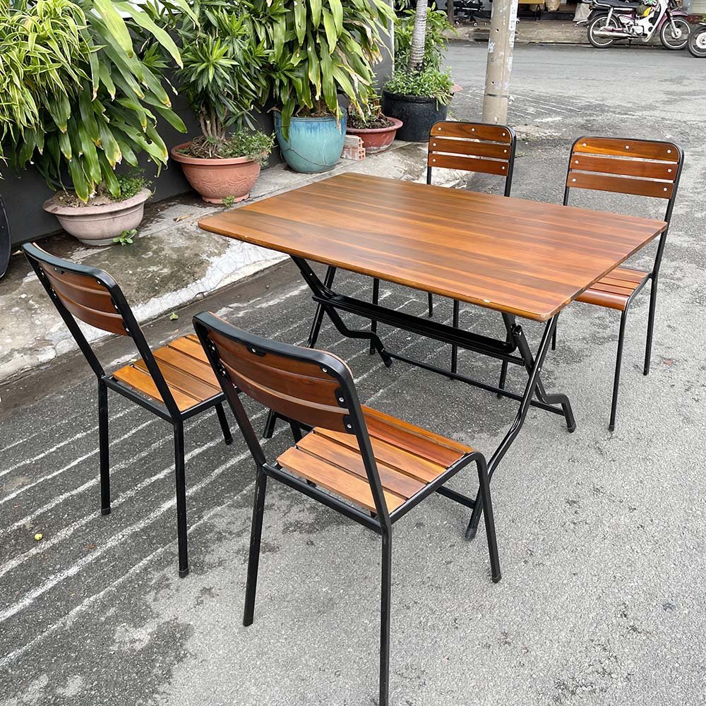 Bàn cafe, Bàn ngoài trời xếp gọn 120x70x75cm CFD68076 Bàn cafe, Bàn ngoài trời xếp gọn 120x70x75cm CFD68076 - hình 5