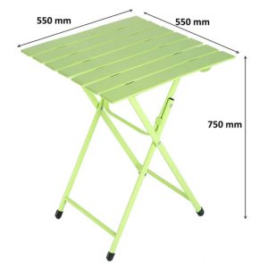 Bàn cafe bằng sắt xếp gọn Patio CFD68063 - hình 1