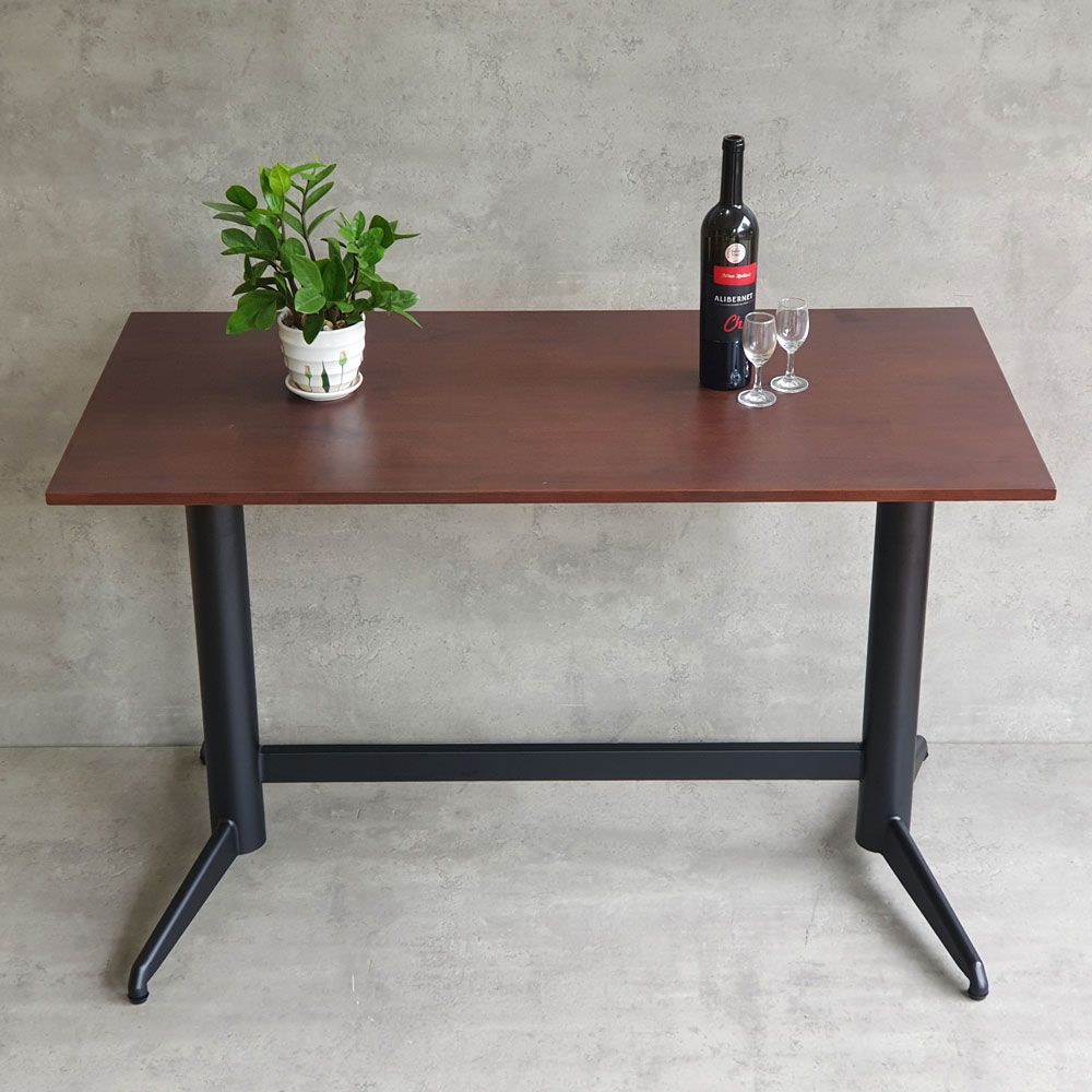 Bàn cafe chữ nhật 120x60cm cao su chân sắt đôi CFD68189 Bàn cafe chữ nhật 120x60cm cao su chân sắt đôi CFD68189 - hình 1