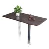Bàn cafe chữ nhật 120x60cm gỗ tràm chân sắt đôi CFD68182