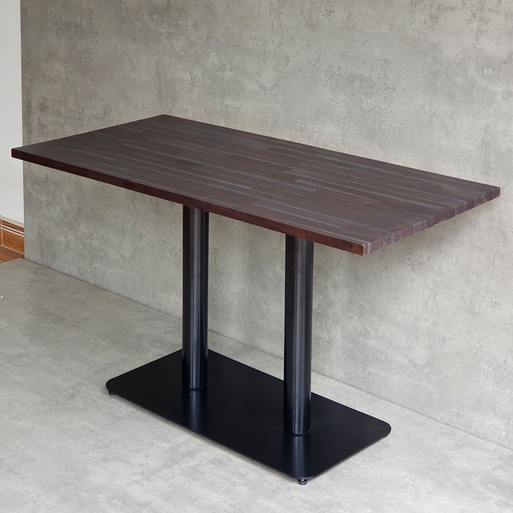 Bàn cafe chữ nhật 120x60cm gỗ tràm chân sắt đôi CFD68182 Bàn cafe chữ nhật 120x60cm gỗ tràm chân sắt đôi CFD68182 - hình 5