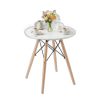Bàn cafe Eames tròn 60cm màu trắng hoặc đen CFD68017