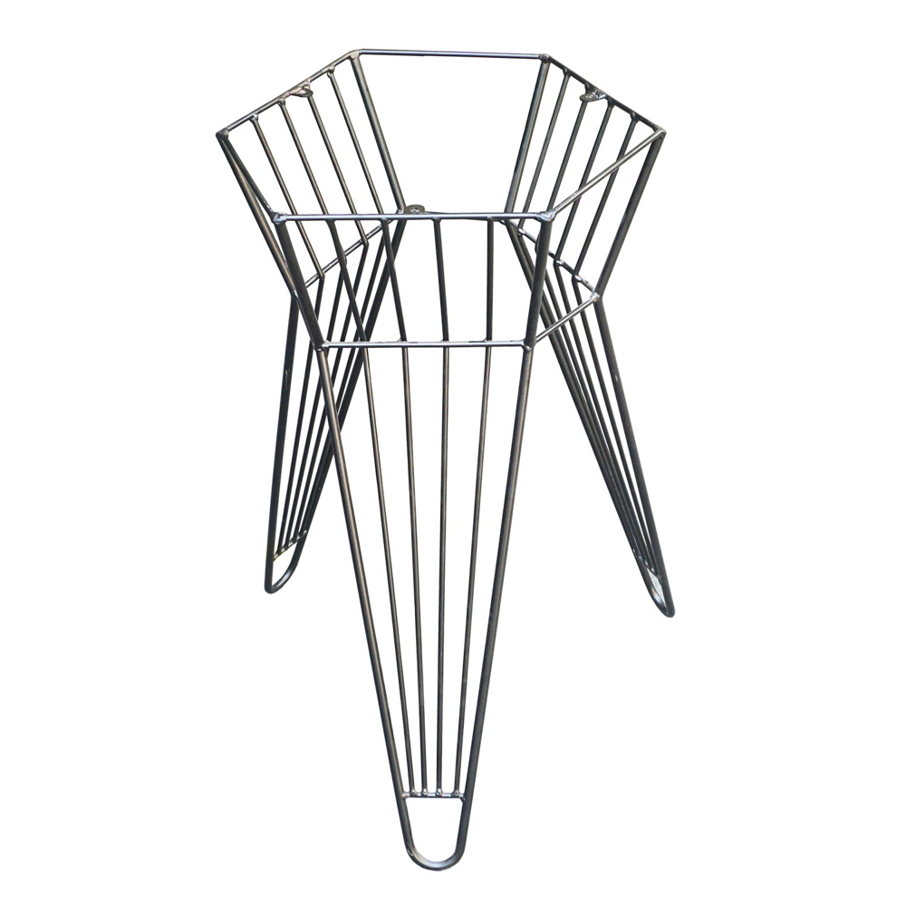 Bàn cafe gỗ me tây tròn 60cm dày 5cm chân sắt Bàn cafe gỗ me tây tròn 60cm dày 5cm chân sắt - hình 1