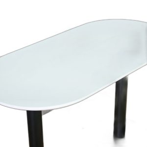 Bàn cafe hình Oval 120x60cm gỗ tràm CFD68289