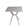 Bàn Cafe Nhựa Cao Cấp Chân Kim Loại Table 3025