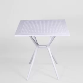 Bàn Cafe Nhựa Cao Cấp Chân Kim Loại Table 3025 - hình 1