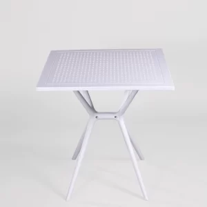 Bàn Cafe Nhựa Cao Cấp Chân Kim Loại Table 3025 - hình 1