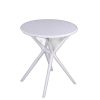 Bàn Cafe Nhựa Cao Cấp Màu Trắng Table 3024