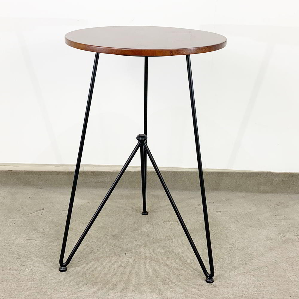 Bàn cafe tròn 50cm màu cánh gián chân sắt sơn tĩnh điện CFD68052 Bàn cafe tròn 50cm màu cánh gián chân sắt sơn tĩnh điện CFD68052 - hình 1