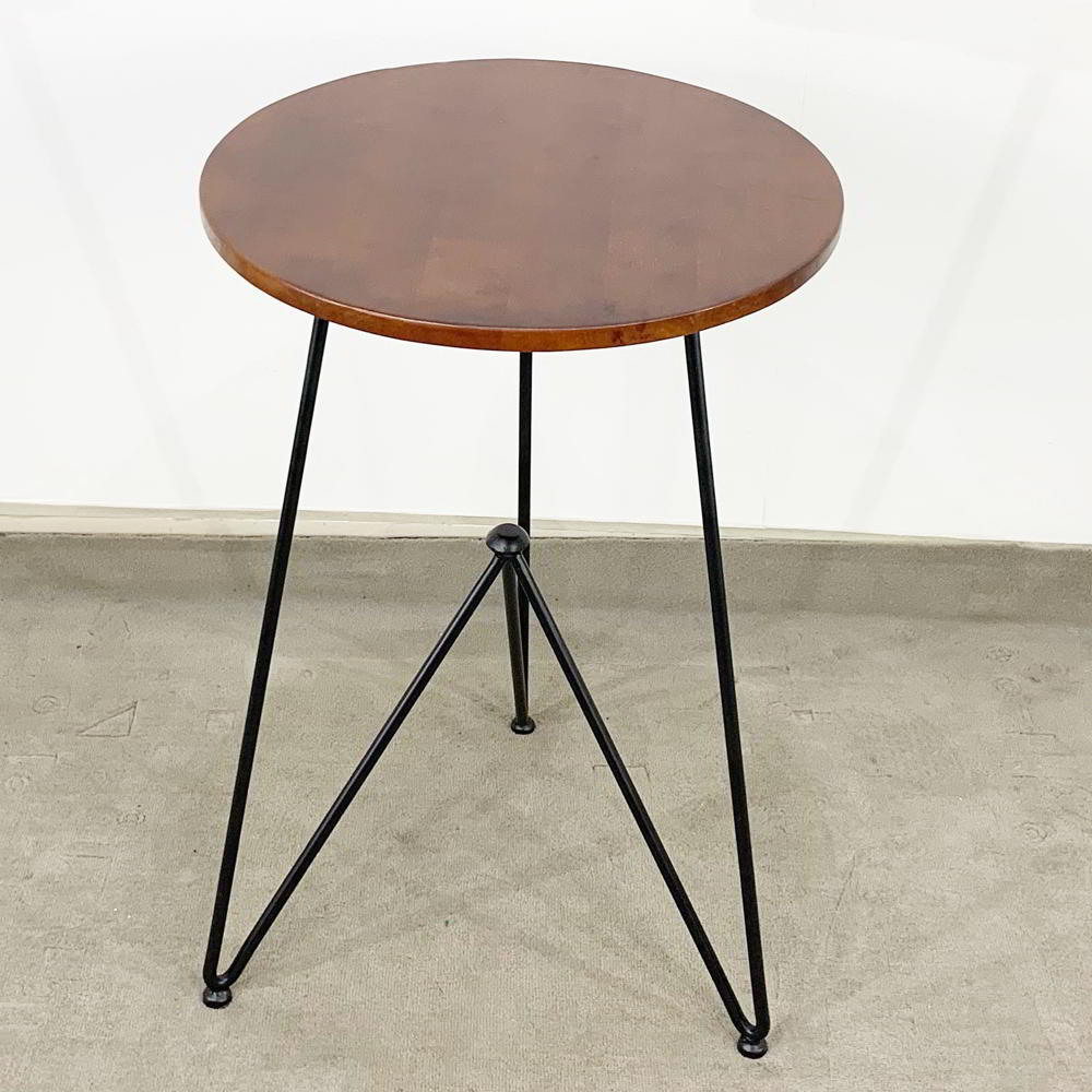 Bàn cafe tròn 50cm màu cánh gián chân sắt sơn tĩnh điện CFD68052 Bàn cafe tròn 50cm màu cánh gián chân sắt sơn tĩnh điện CFD68052 - hình 3