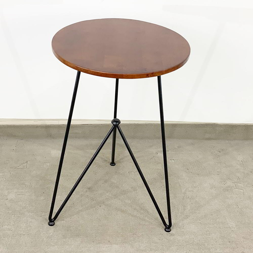 Bàn cafe tròn 50cm màu cánh gián chân sắt sơn tĩnh điện CFD68052 Bàn cafe tròn 50cm màu cánh gián chân sắt sơn tĩnh điện CFD68052 - hình 4
