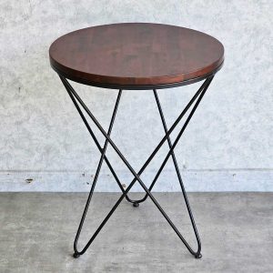Bàn cafe tròn 60cm gỗ tràm CFD68222 - hình 1